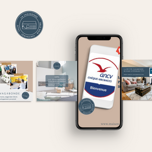 Visuel Instagram La Vagabonde – design by Servais CM