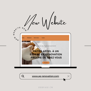 Création du site vitrine d’AG Rénovation réalisée par Servais CM