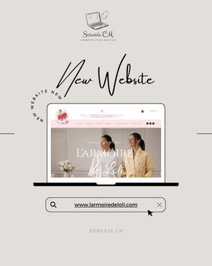 Création du site e-commerce L’Armoire de Loli réalisée par Servais CM
