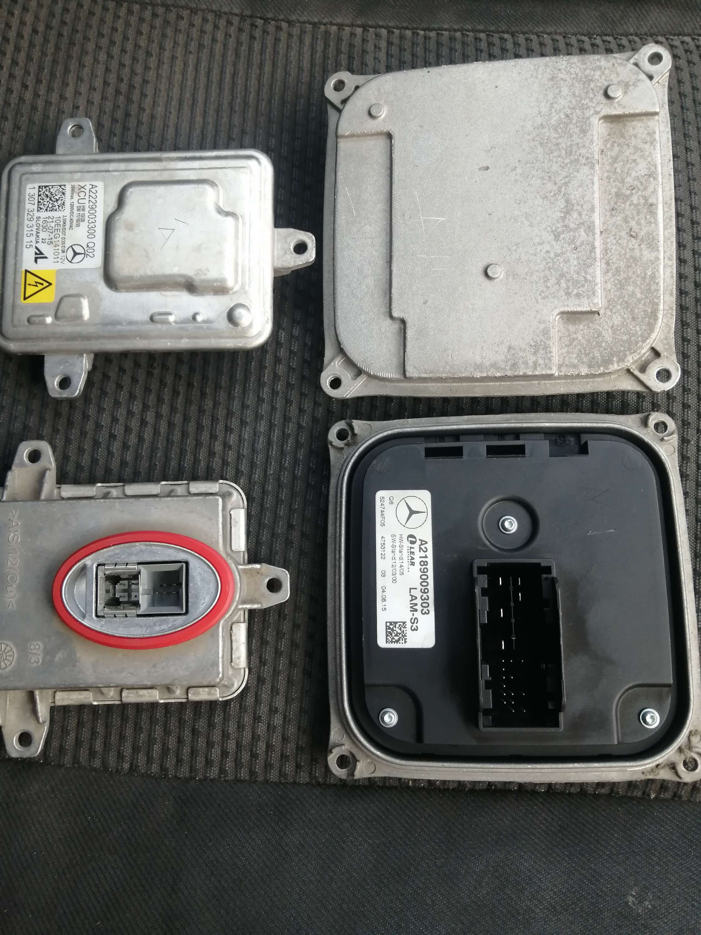 MERCEDES-BENZ A-CLASS W176, CLA W117, GLA W156 ,HEADLIGHT CONTROL MODULE UNITS