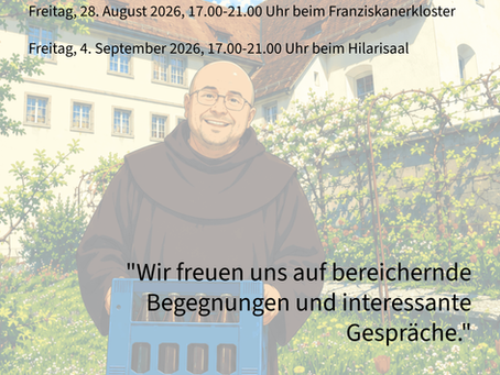 Fyrabig-Apéro im Franziskanerkloster und in der Pfarrei Näfels