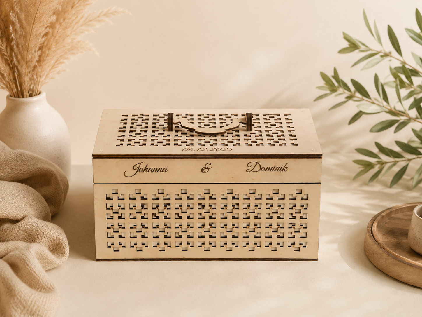 Kiste - Schatztruhe - Holz - personalisiert