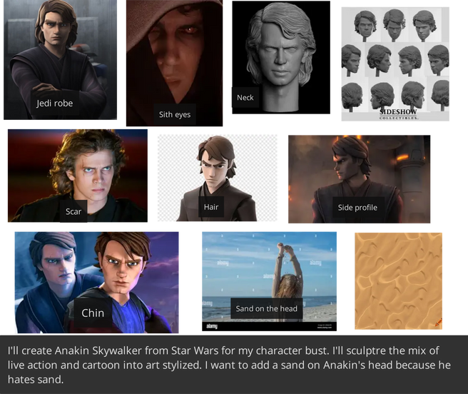 Character Bust References