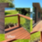 Local contractor photos of a finished modern wood deck.