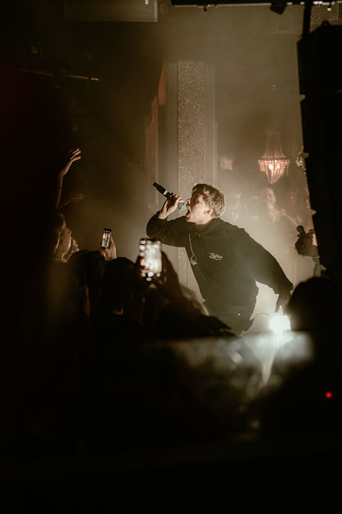 Norska HipHop-bandet Roc Boyz på en konsert.