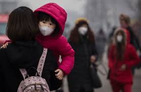 A mother protects her child. But with the urban smog, can she?
