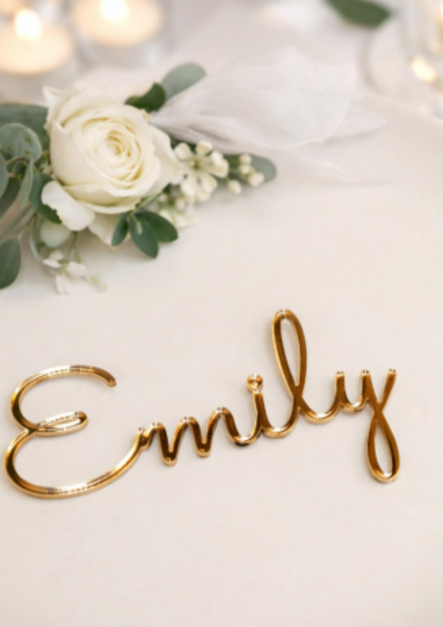 Personalized Place Name Tags.