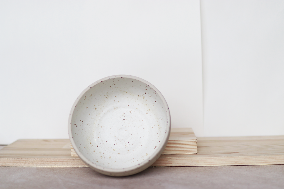 Miniaturebillede: Porridge Bowl / White + Raw
