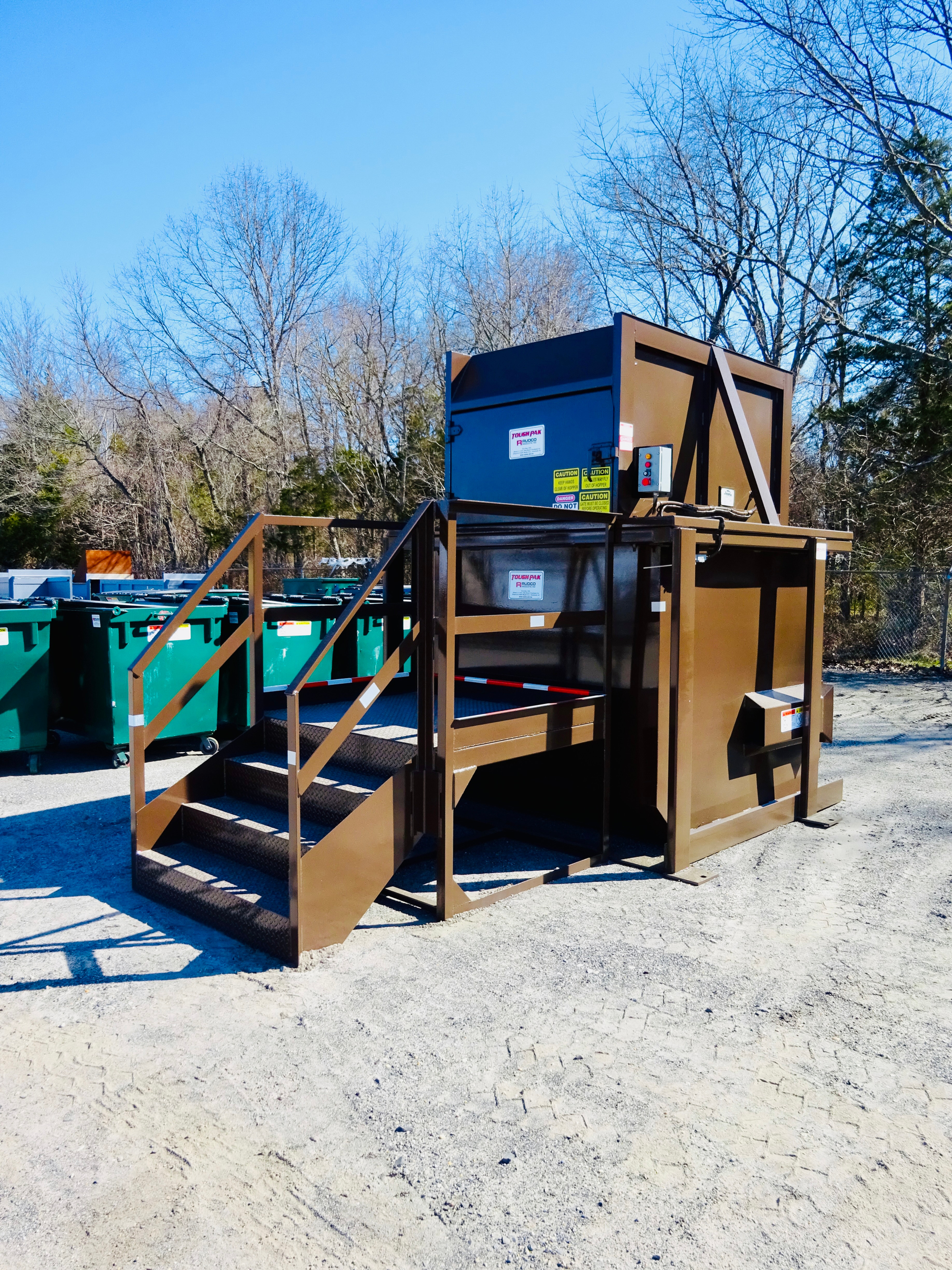 Vertical Trash Compactor