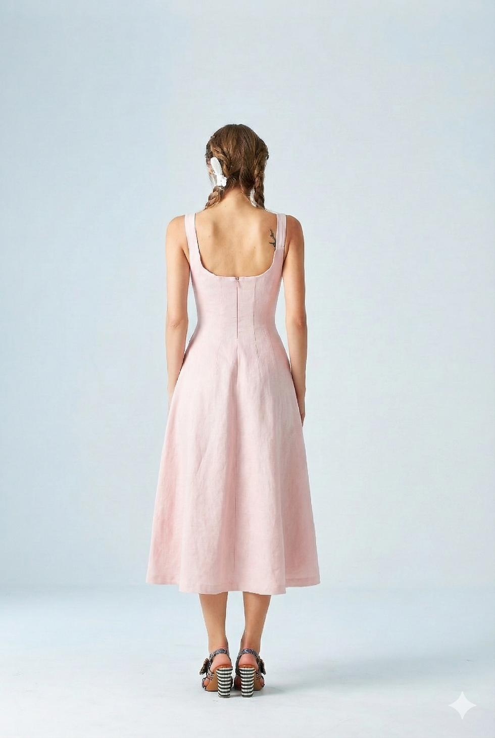 Thumbnail: MATTERS Linen Dress (Pink)