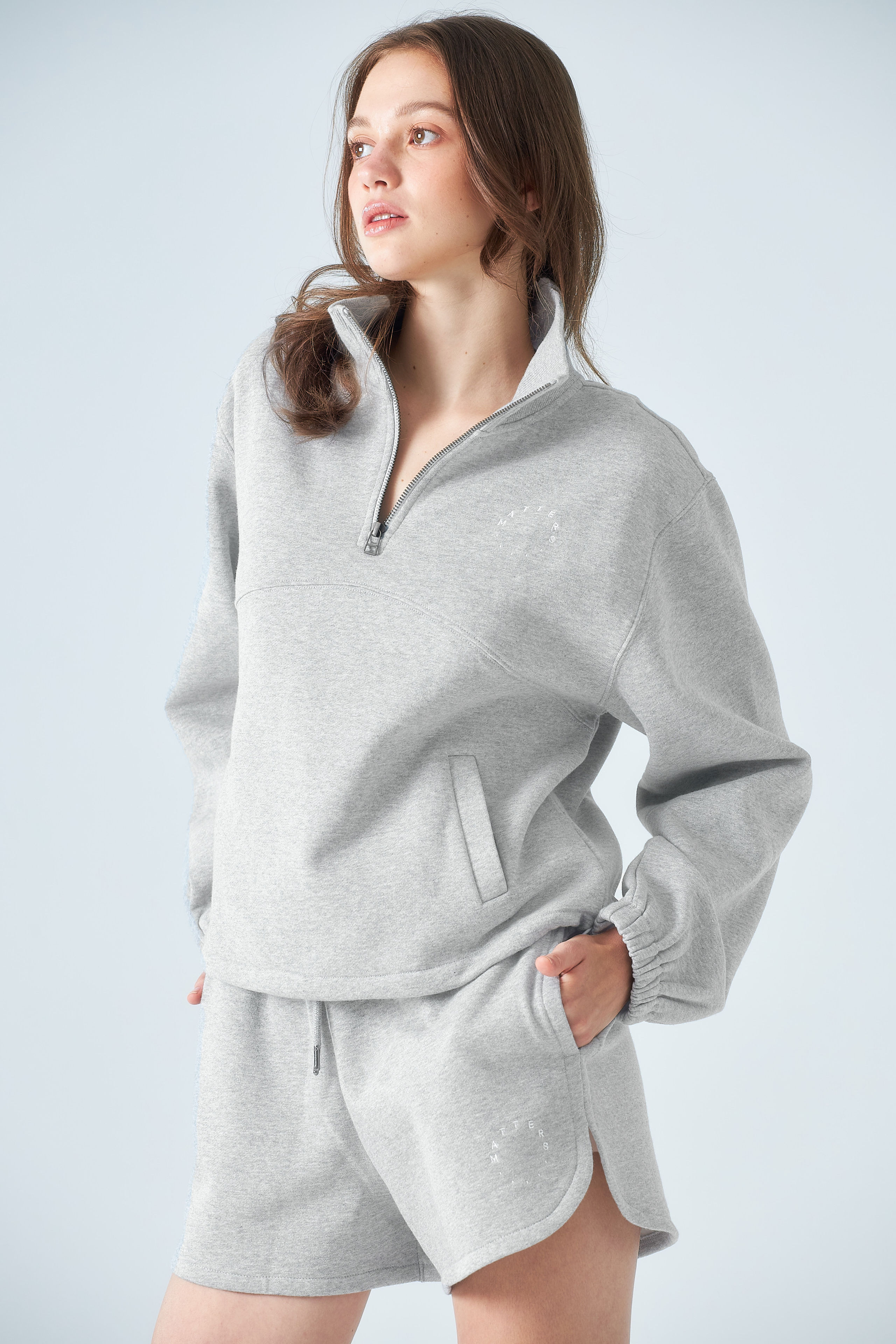 MATTERS Sweat Shorts (Light Gray)