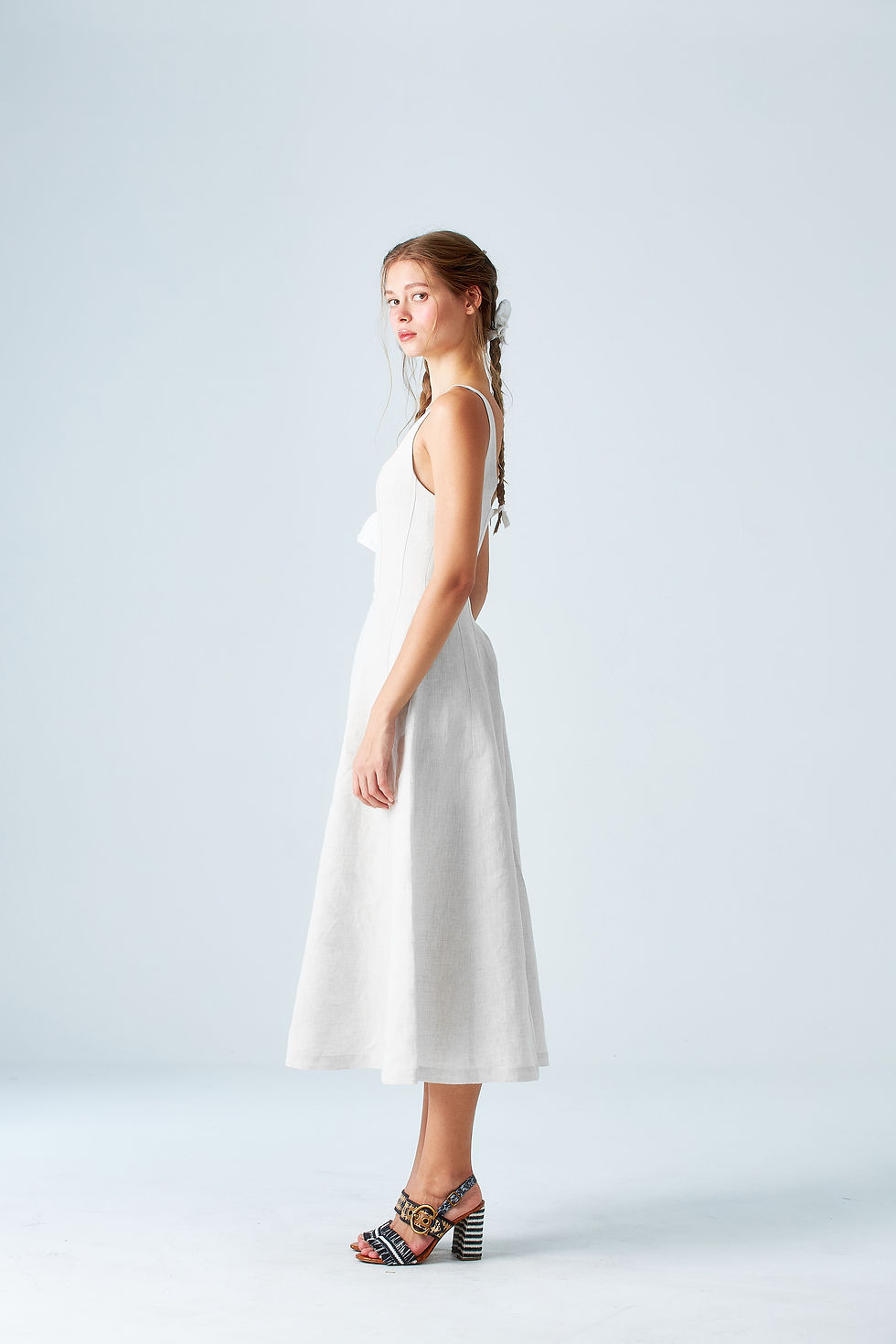 Thumbnail: MATTERS Linen Dress (White)