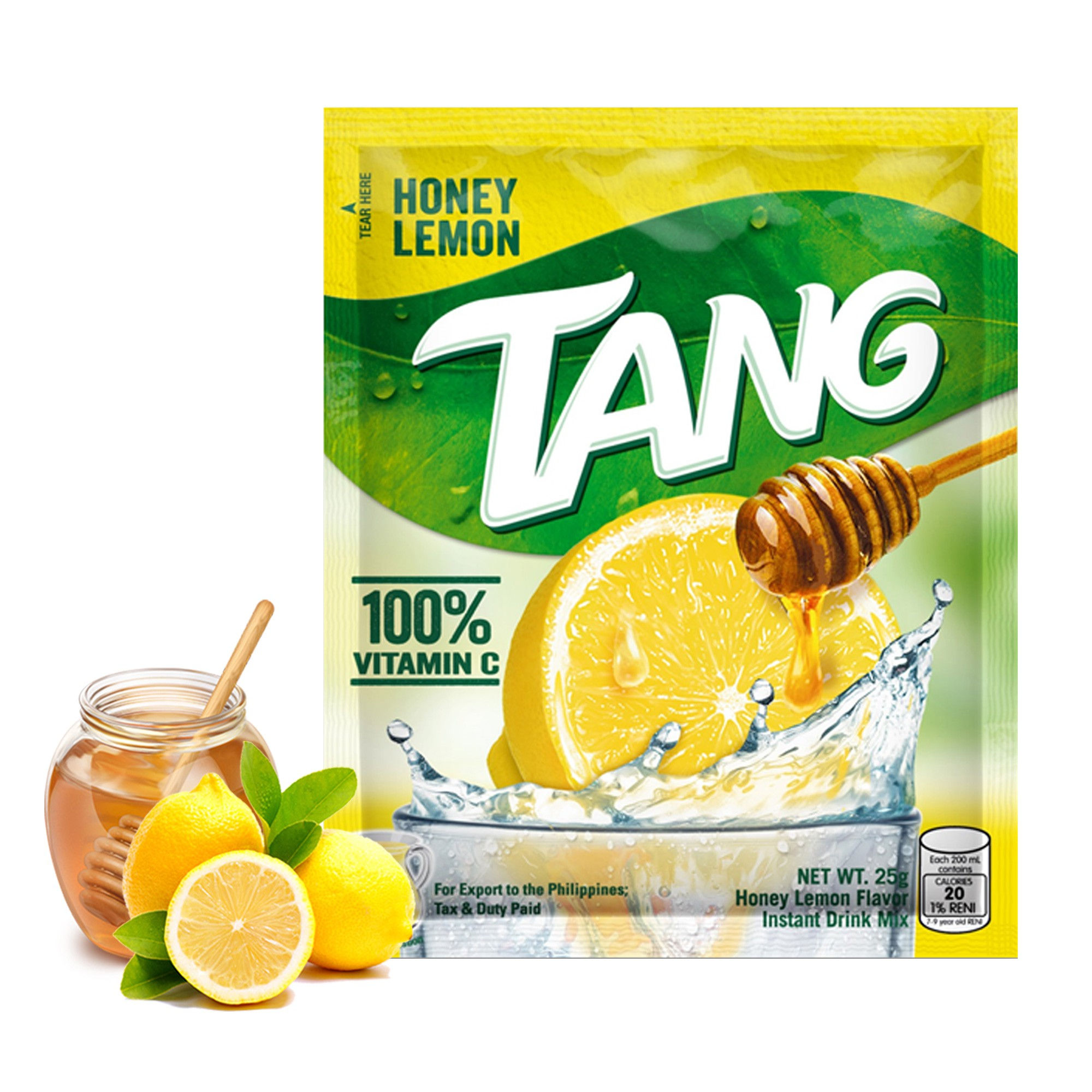 Tang Powder Juice Honey Lemon 25g