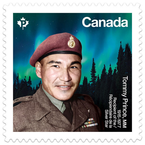 Indigenous war veteran Tommy Prince honoured with new stamp