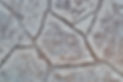 Stamped concrete mosaic patterns