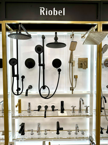 Shower heads showroom