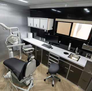 The mobile dentist van