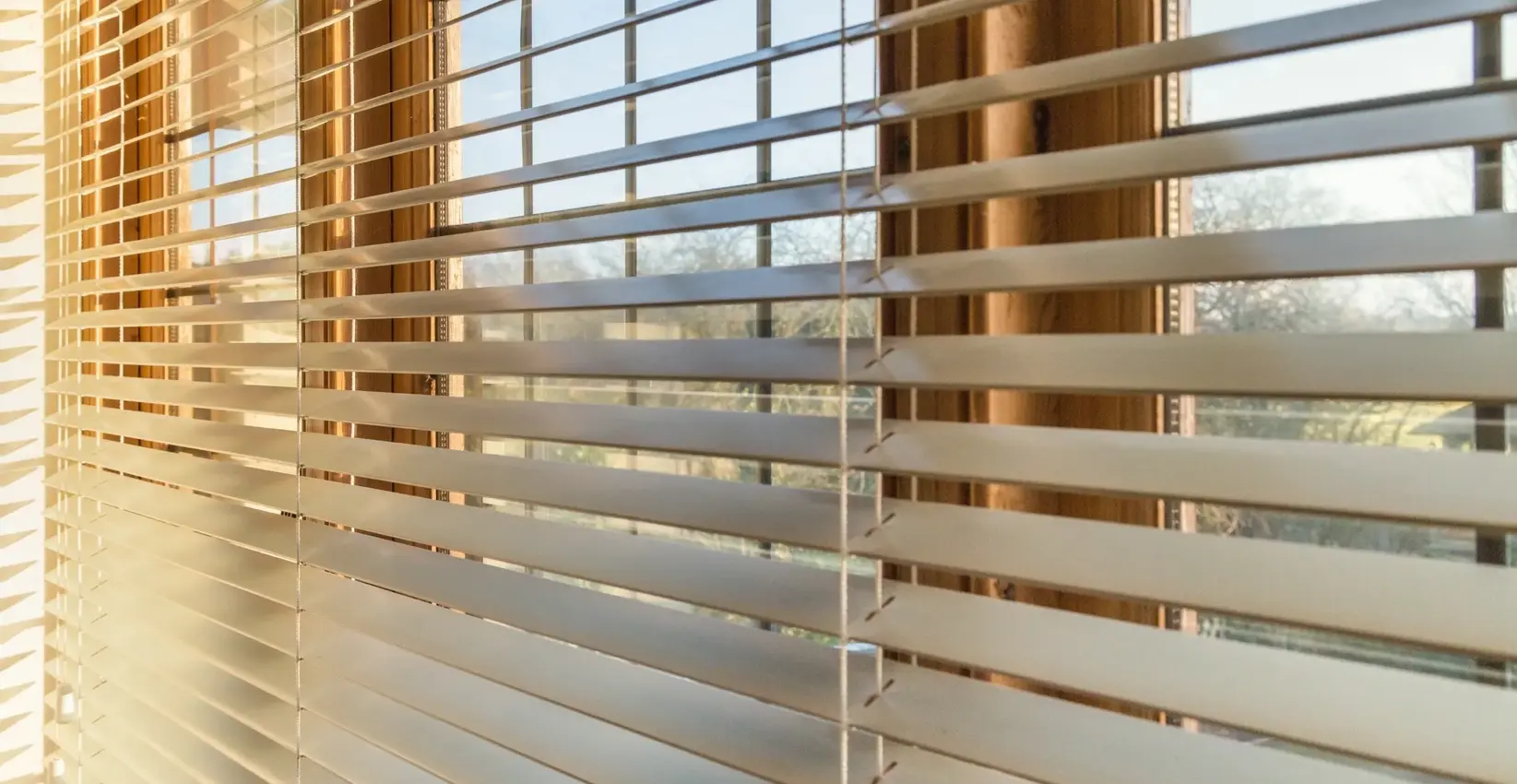 Grey blinds
