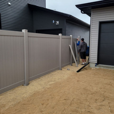 Slate Grey privacy panels.