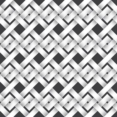 white twisted strips