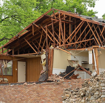 Demolission d'une maison