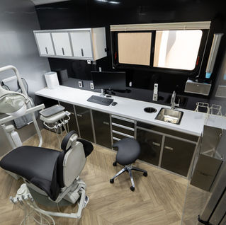 The mobile dentist van