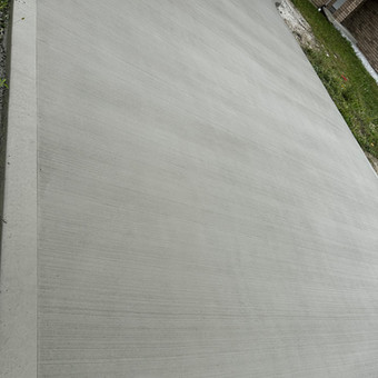 Fresh concrete on a project
