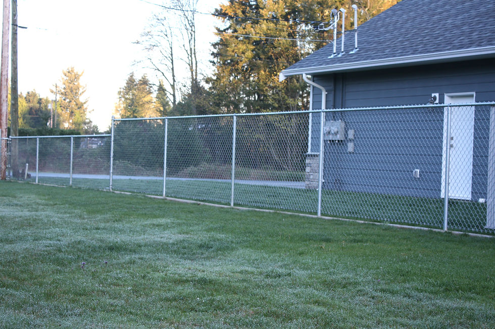 Chain link Fence Galvamized