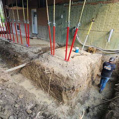 Détail d'excavation