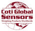 Coti Global Sensors logo with globe and weighing products worldwide text