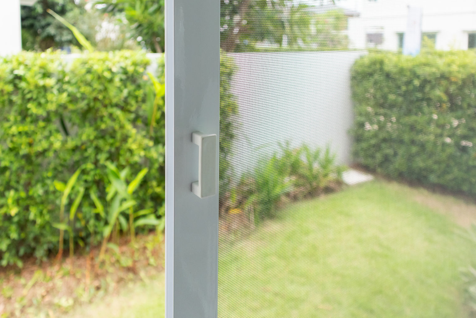 Screen Door leading to garden