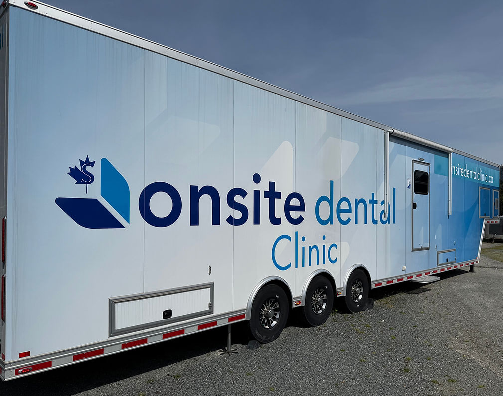 Exterior of the mobile clinic