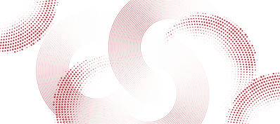 Abstract white background with red circle lines