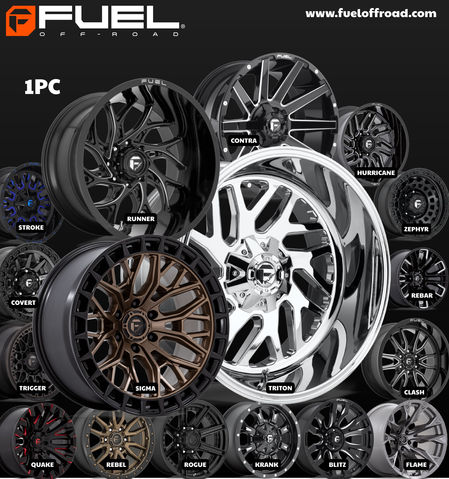 Wheel selection at FSJ Tire and Graphics