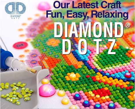 DD DIAMOND DOTZ craft, Fun, Easy, Relaxing, colorful mosaic project.
