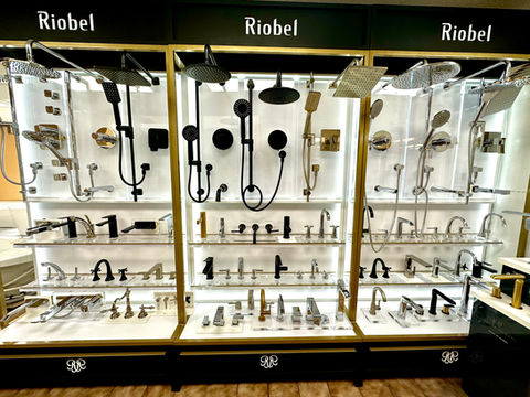 Shower heads showroom