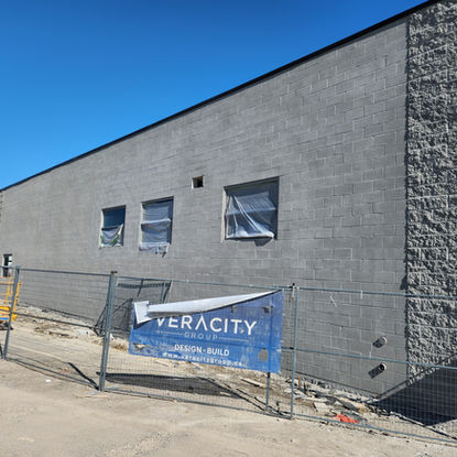 Grey bricks Building renovation - after