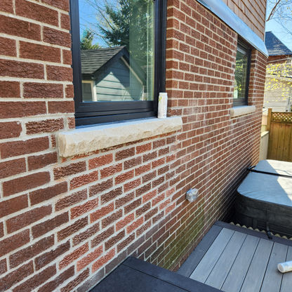 Before brick color correction