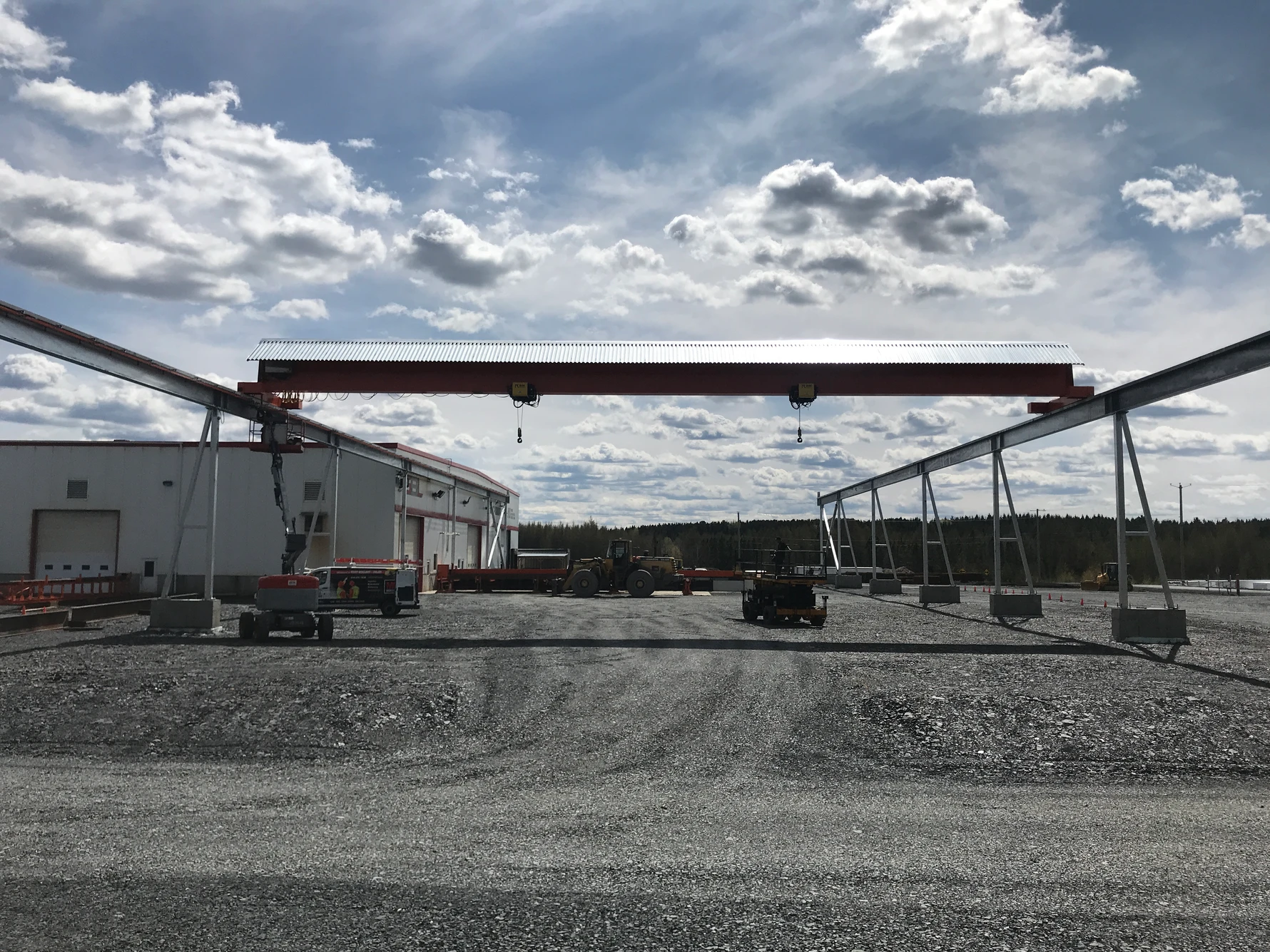 Pont extérieur en Beauce