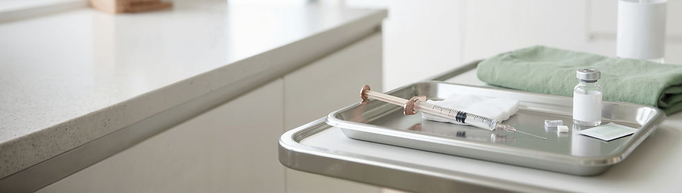 Cosmetic syringe and medical vial