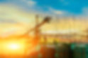 coucher soleil grue