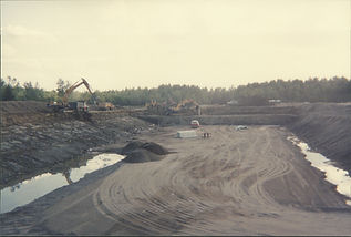 Construction d’étangs, Saint-François-Xavier de Brompton (1990)