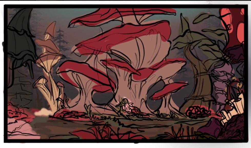 Mushroom Forest Colour