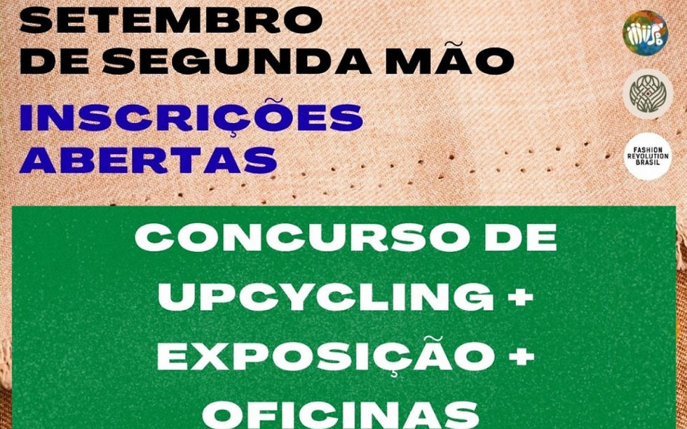 INSCRIÇÃO "SETEMBRO DE SEGUNDA MÃO: RESSIGNIFICANDO A MODA"