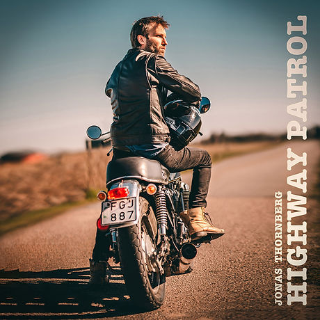Single cover for Jonas Thornberg’s single ”Highway Patrol"