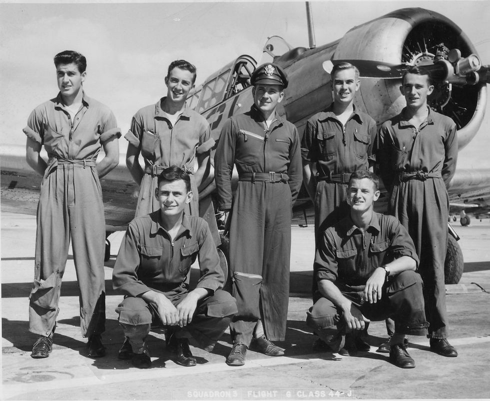 Pilots of Squadron 3 Flight G Class 44- J - 1944                 *Image courtesy of Bob MacMeccan