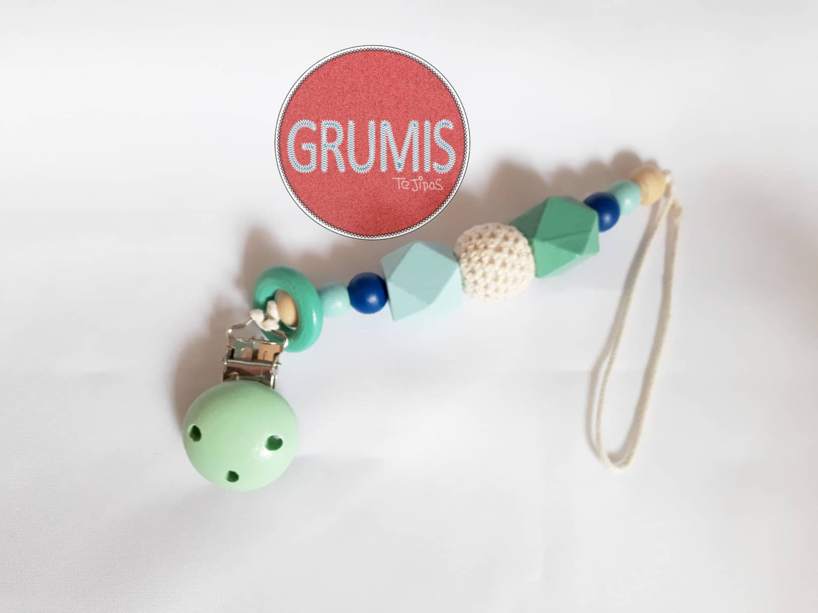 Portador de chupetes y mordedores