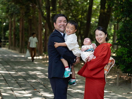 【越谷市久伊豆神社】新緑の季節のお宮参り