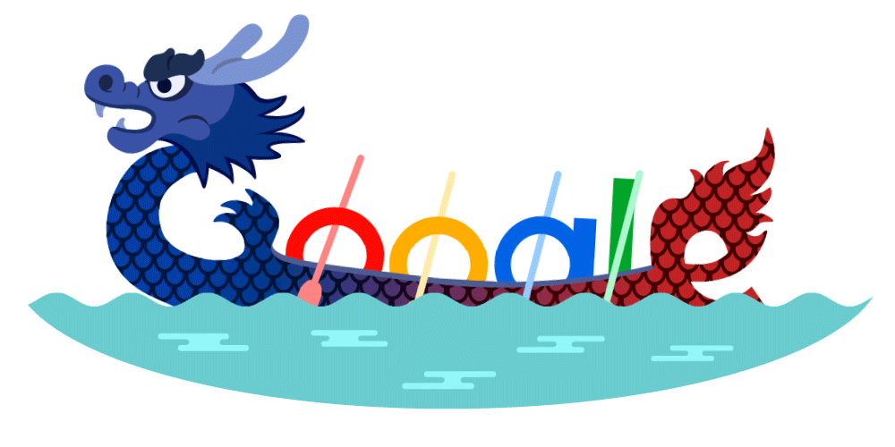 Dragon Boat Google Doodle (Animated)