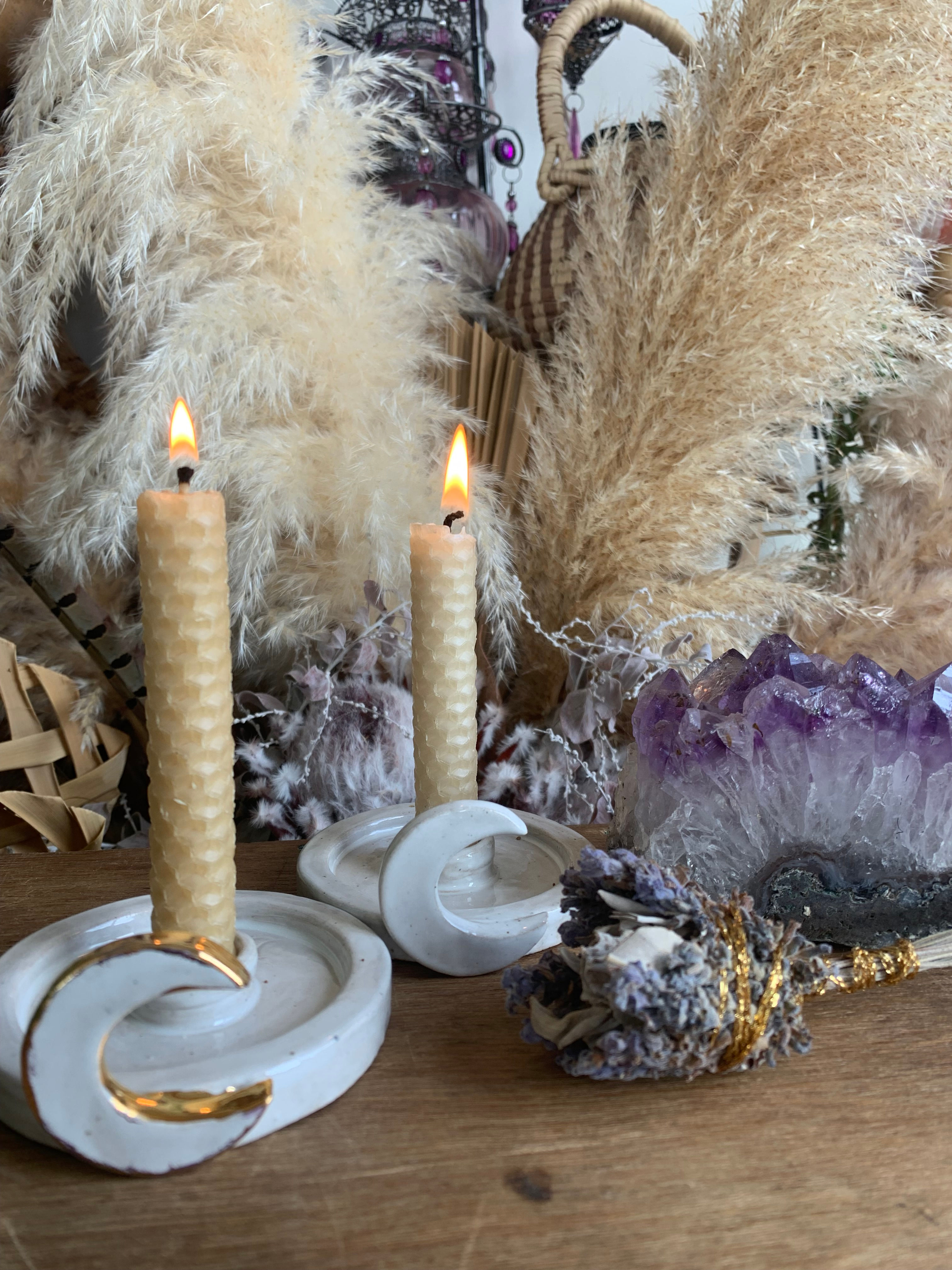 WhiteWitch Candle Holder